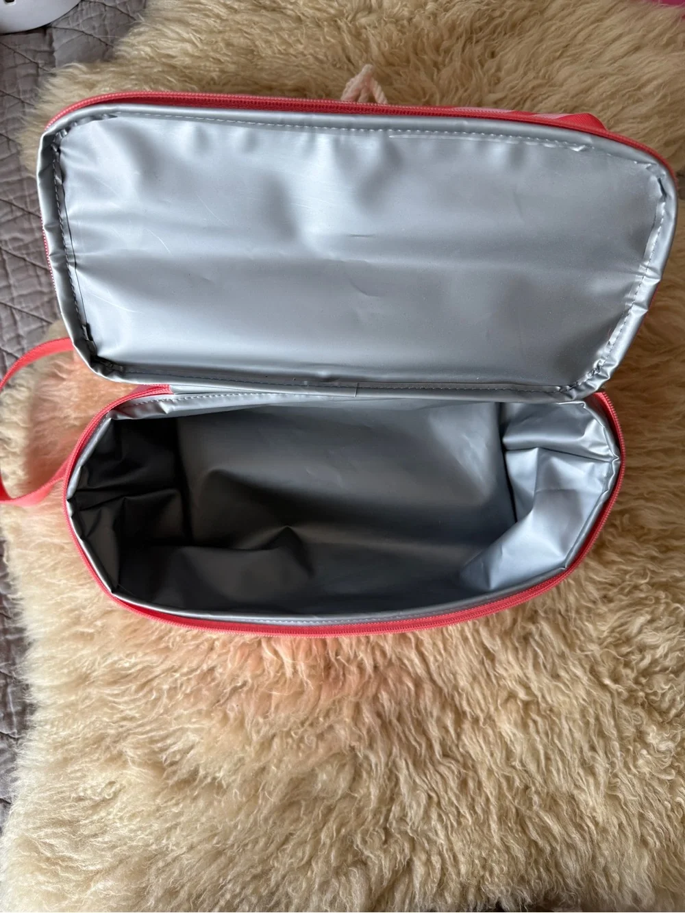 Victoria's Secret Pink Striped Beach Cooler Backpack